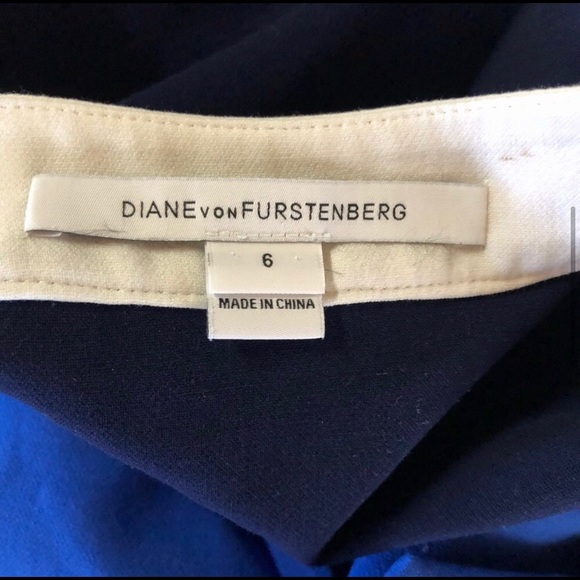 Gorgeous color block DVF wrap dress - Picture 4 of 6